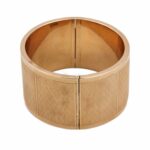 Guillochierte Armspange 17,5cm Bicolor 585/ 14K - Bild 5 Vorschau