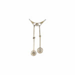 Art Deco Anhänger Weißgold 585 / 14K mit Diamant Altschliss ca. 0,2ct - Bild 4 Vorschau
