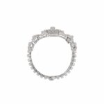 Art Deco Armband Weißgold 750 / 18K mit ca. 7,05ct DIamanten - Bild 4 Vorschau