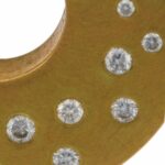 „Donut“ Collier 45cm ca. 0,31ct Diamanten Gelbgold 14K/18K - Bild 3 Vorschau