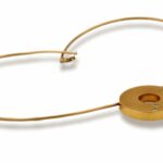 „Donut“ Collier 45cm ca. 0,31ct Diamanten Gelbgold 14K/18K - Bild 8 Vorschau