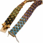 Multicolor Armband 18,5cm Farbsteinverlauf Gelbgold 750/ 18K - Bild 7 Vorschau