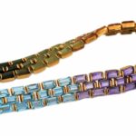 Multicolor Armband 18,5cm Farbsteinverlauf Gelbgold 750/ 18K - Bild 8 Vorschau