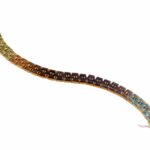 Multicolor Armband 18,5cm Farbsteinverlauf Gelbgold 750/ 18K - Bild 9 Vorschau