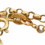 Citrin Kette 48cm ca.0,20ct Diamanten Gelbgold 585/ 14K - Bild 4 Vorschau