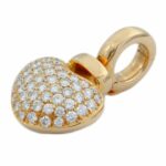Herz Anhänger ca. 1,10ct Diamanten Gelbgold 750/ 18K - Bild 8 Vorschau