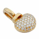 Herz Anhänger ca. 1,10ct Diamanten Gelbgold 750/ 18K - Bild 2 Vorschau