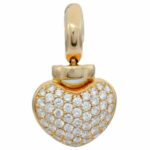 Herz Anhänger ca. 1,10ct Diamanten Gelbgold 750/ 18K - Bild 5 Vorschau