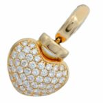 Herz Anhänger ca. 1,10ct Diamanten Gelbgold 750/ 18K - Bild 6 Vorschau