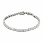Wempe „Everloving Moonriver“ Tennisarmband 18,5cm ca. 3ct Diamanten Weißgold 18K - Bild 13 Vorschau