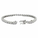 Wempe „Everloving Moonriver“ Tennisarmband 18,5cm ca. 3ct Diamanten Weißgold 18K - Bild 3 Vorschau