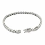Wempe „Everloving Moonriver“ Tennisarmband 18,5cm ca. 3ct Diamanten Weißgold 18K - Bild 4 Vorschau