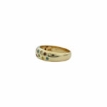 Ring Gr. 62,5 Gelbgold 585 / 14K mit farbigen Diamanten ca. 0,30 ct - Bild 2 Vorschau