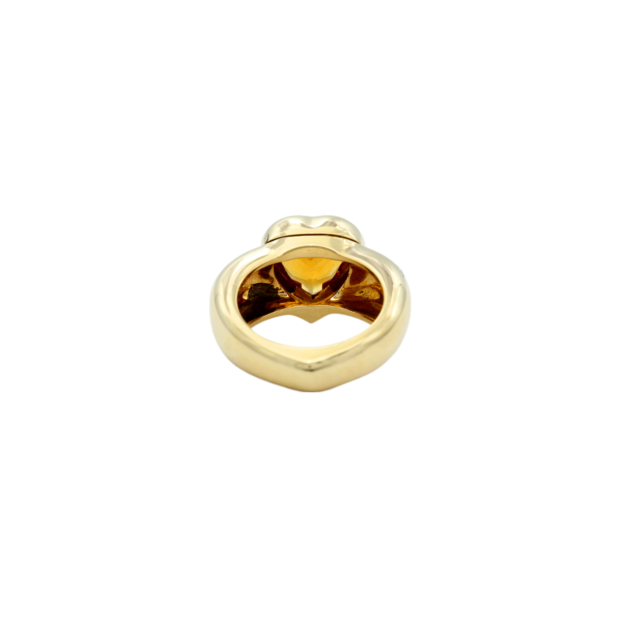 Piaget Herz Citrin Ring Gr.53 Gelbgold 750 / 18K - Bild 3