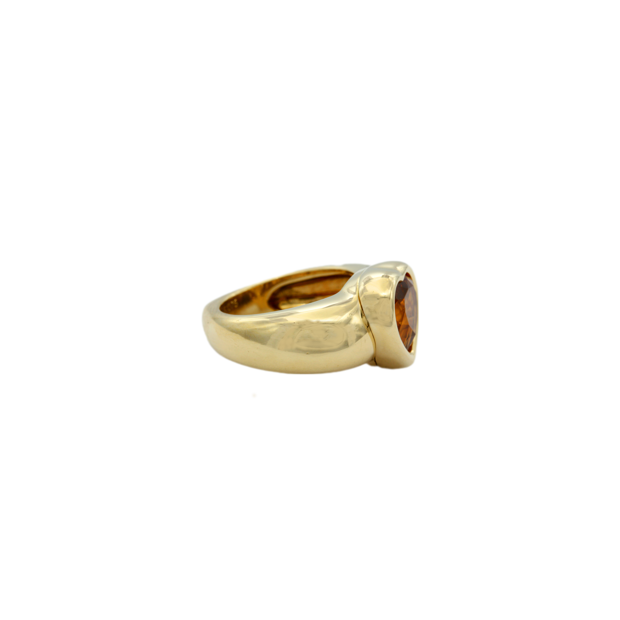 Piaget Herz Citrin Ring Gr.53 Gelbgold 750 / 18K - Bild 6