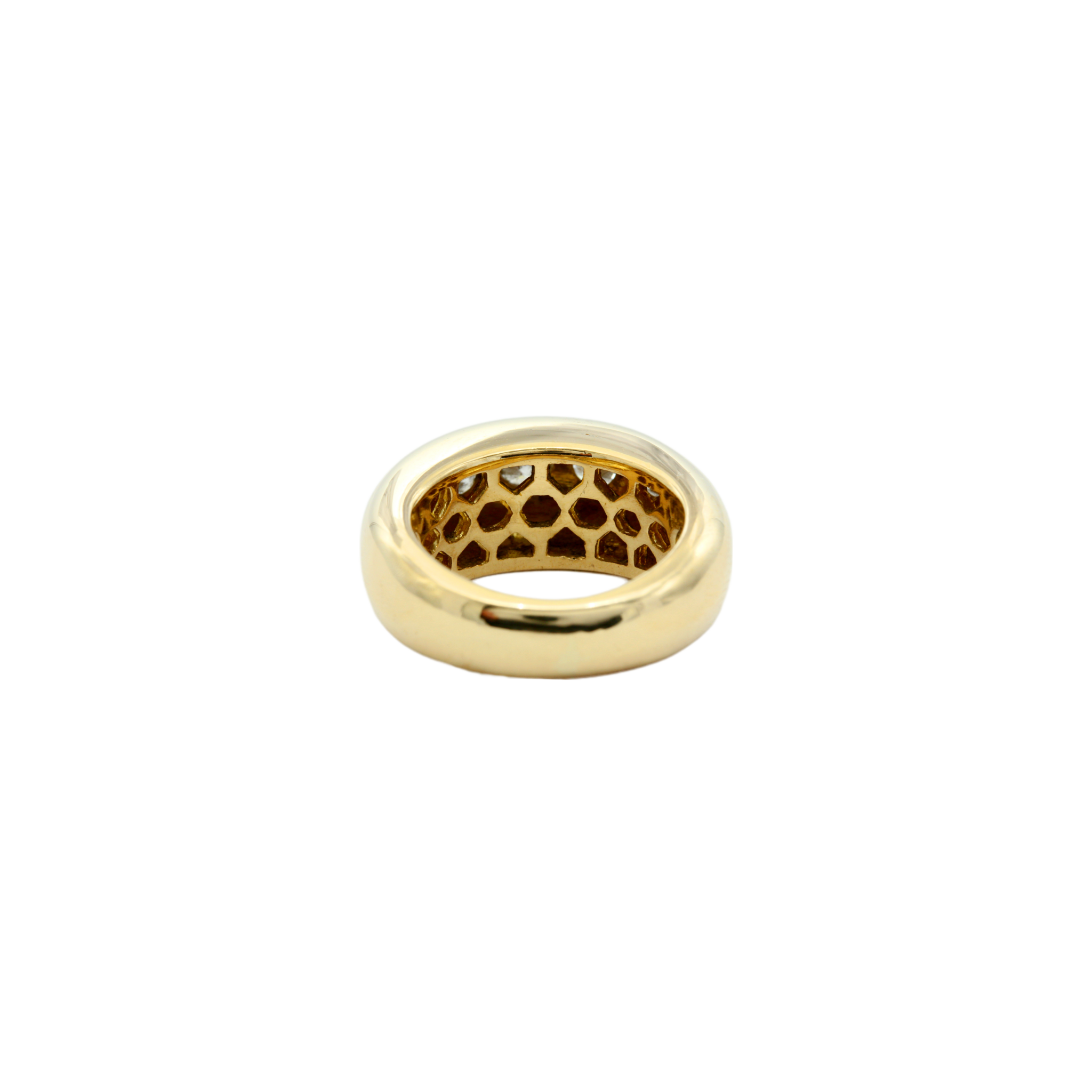 Ring Gr. 52,5 Gelbgold 750 / 18K mit ins. ca. 0,94ct Diamanten - Bild 3
