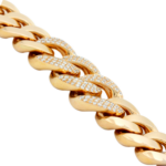 Pavée Panzerarmband Roségold 750 / 18K mit ca. 2,48ct Diamanten - Bild 2 Vorschau