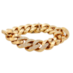 Pavée Panzerarmband Roségold 750 / 18K mit ca. 2,48ct Diamanten Vorschau