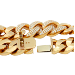 Pavée Panzerarmband Roségold 750 / 18K mit ca. 2,48ct Diamanten - Bild 9 Vorschau