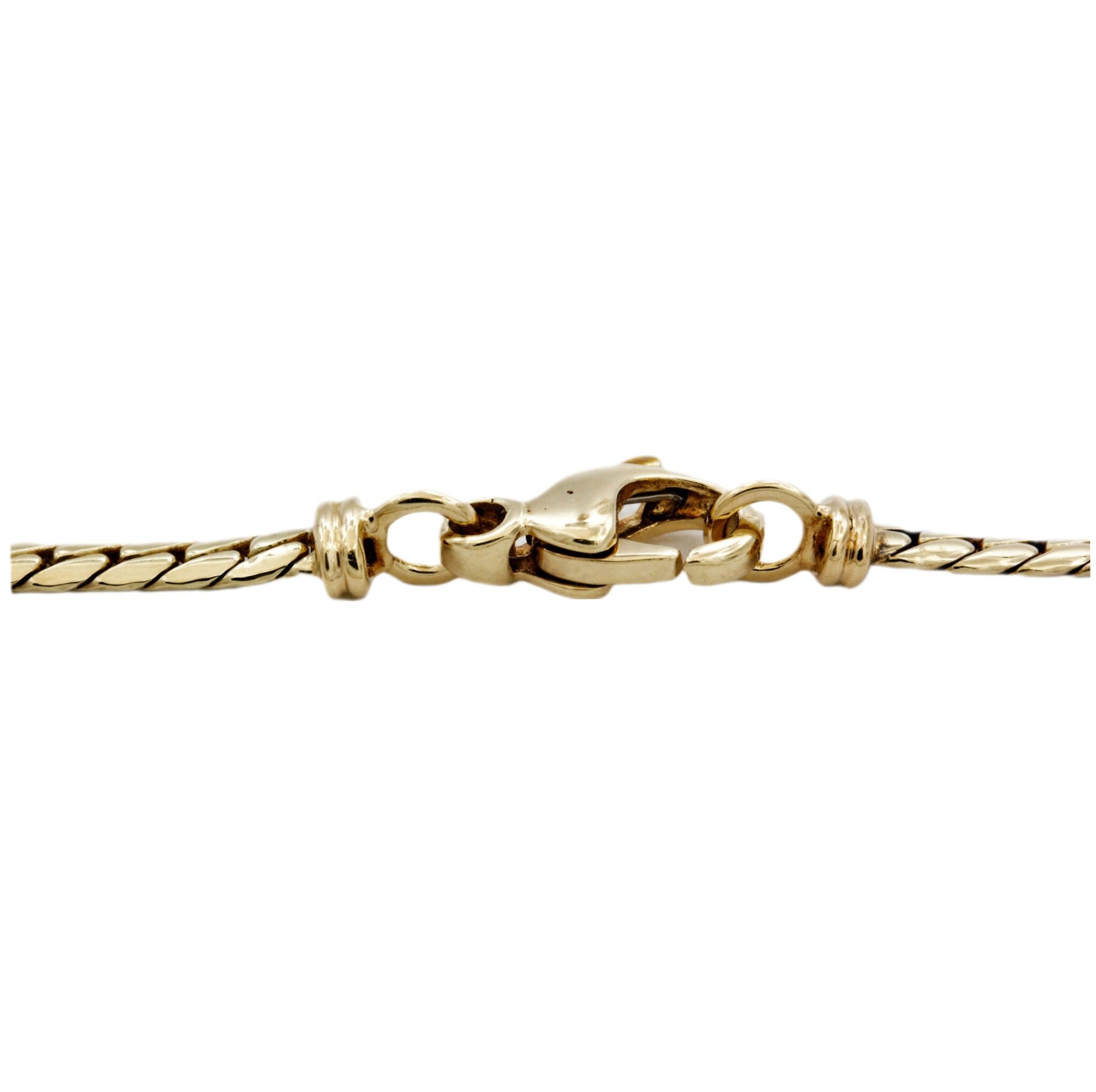 Collier Gelbgold 585 / 14K mit Diamanten und Topas - Bild 5