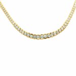 Reviére Collier Gelbgold 750 / 18K mit Diamanten Vorschau