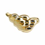 Diamant Saphir Anhänger Gelbgold 585/14K. - Bild 2 Vorschau
