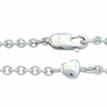 Kette mit Diamant Saphir „Love“ Anhänger Weißgold 750/18K. - Bild 4 Vorschau