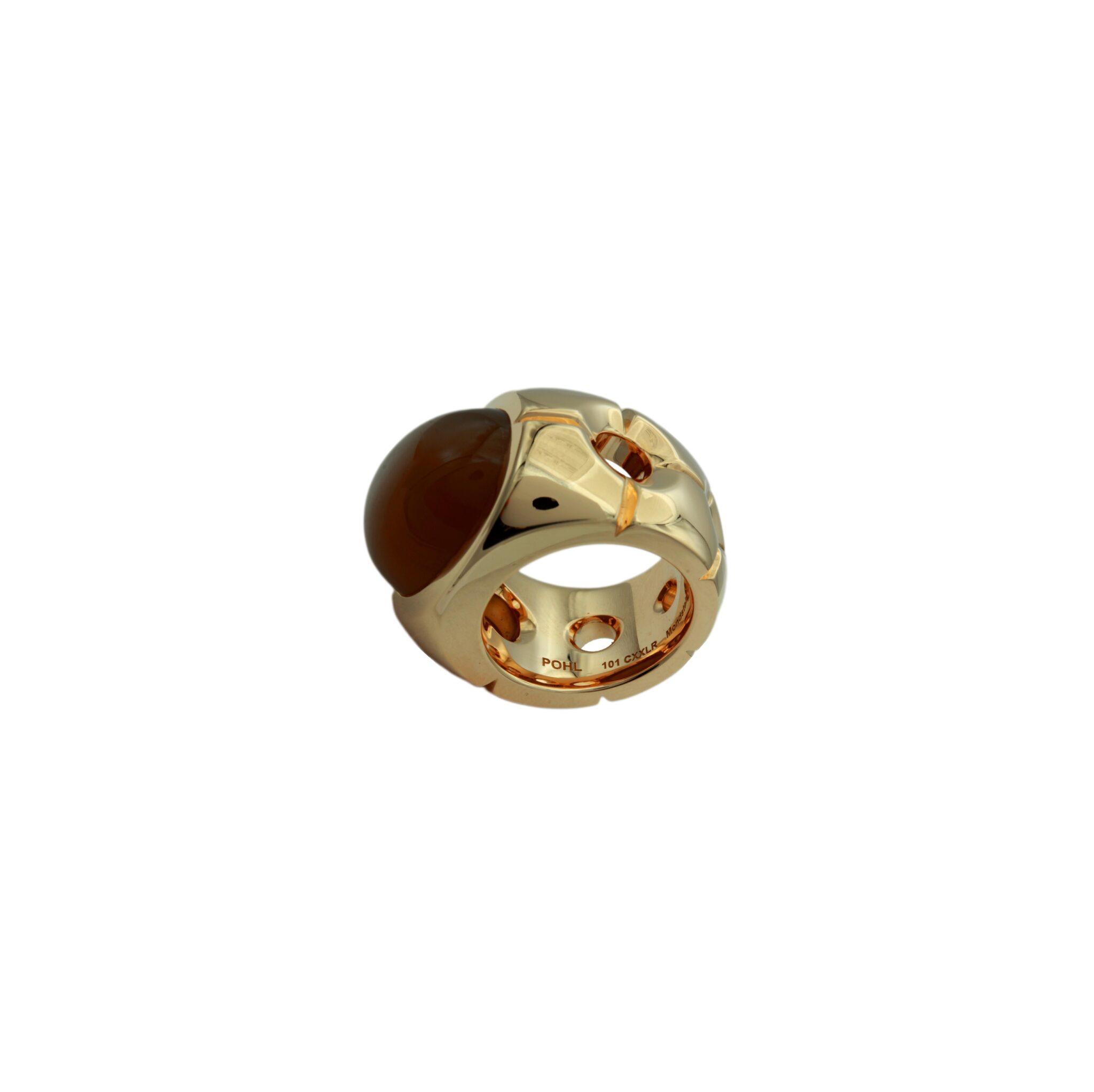 Jochen Pohl Mondstein Ring Roségold 750/18K. Gr 54 - Bild 6