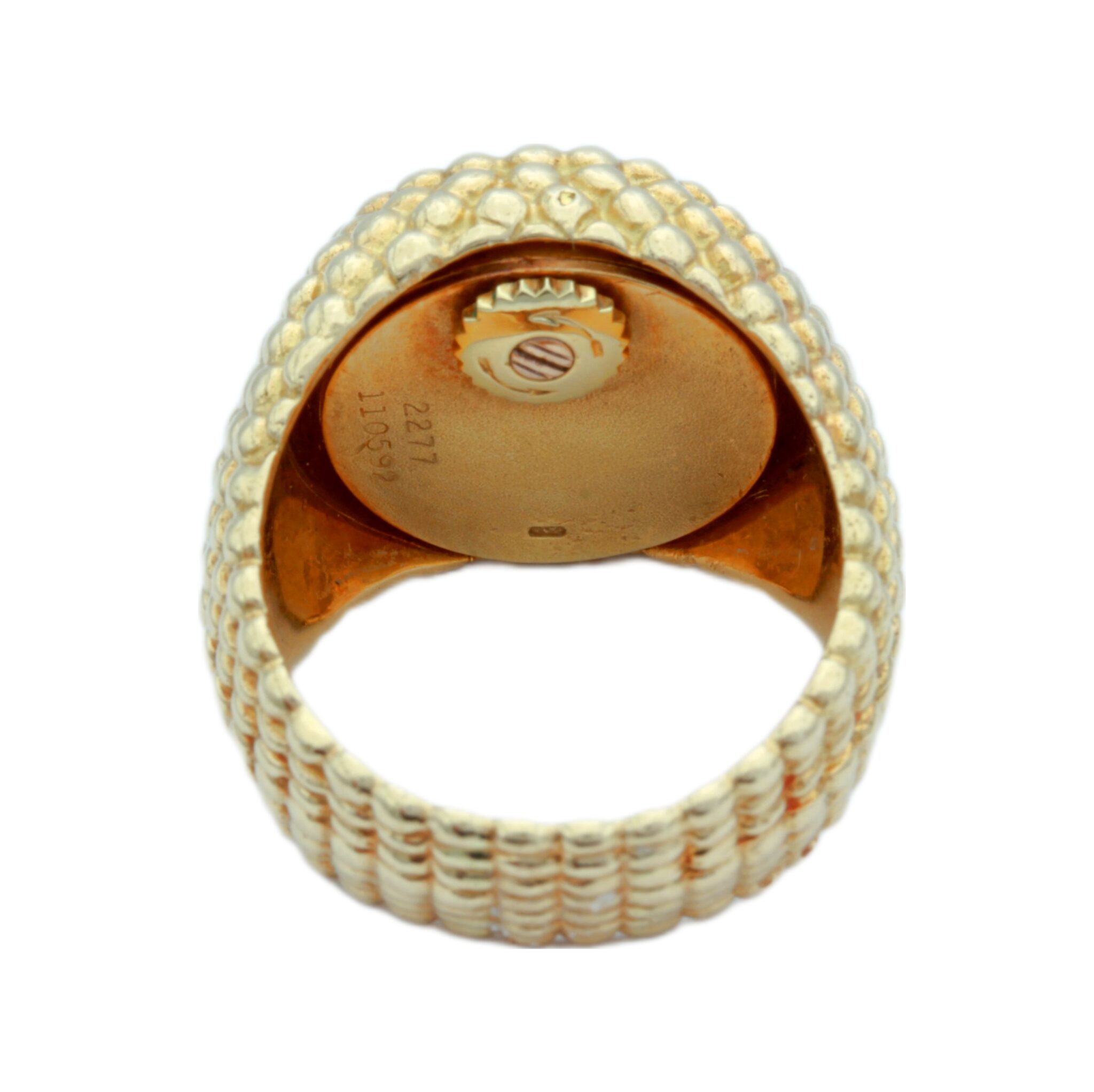 Piaget Vintage Uhrenring Gelbgold 750 / 18 Kt. Gr. 55 - Bild 3