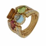 Bulgari Allegra Ring Gelbgold 750 / 18K mit 0,84ct Diamanten - Bild 3 Vorschau
