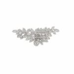 „Blütenform“ Brosche ca. 9,5 ct Diamanten Platin 950 - Bild 5 Vorschau