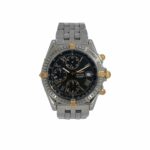 Breitling Crosswind Chronograph 43 mm Stahl/Gold m. Pilotband ca. 2000 Vorschau