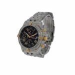 Breitling Crosswind Chronograph 43 mm Stahl/Gold m. Pilotband ca. 2000 - Bild 2 Vorschau