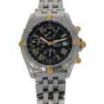 Breitling Crosswind Chronograph 43 mm Stahl/Gold m. Pilotband ca. 2000 - Bild 7 Vorschau