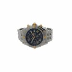 Breitling Crosswind Chronograph 43 mm Stahl/Gold m. Pilotband ca. 2000 - Bild 4 Vorschau