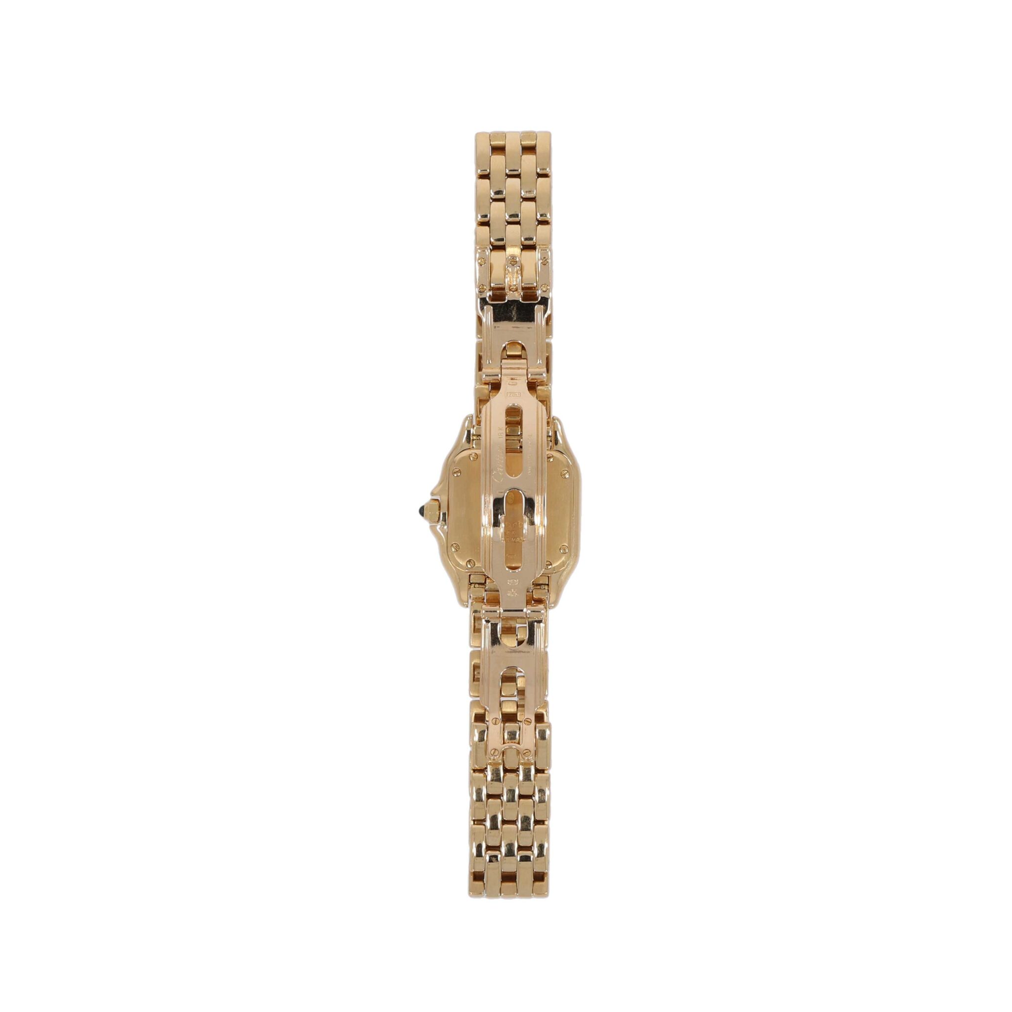 Cartier Panthère Ref. 1070 Gold 18K 1990s Vintage watch Mint Condition - Bild 5