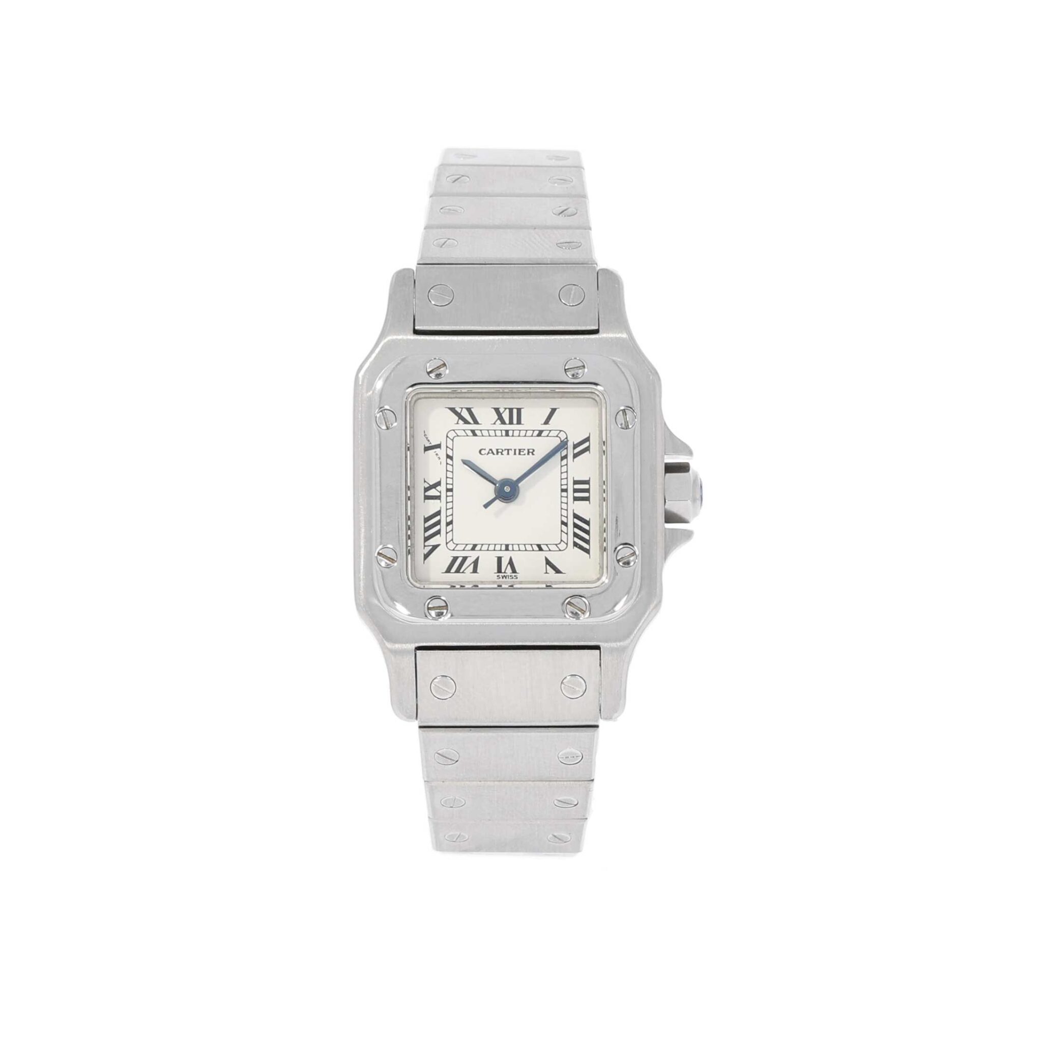 Cartier Santos Lady 24mm Steel complete overhauled 10/2023 ca. 1990