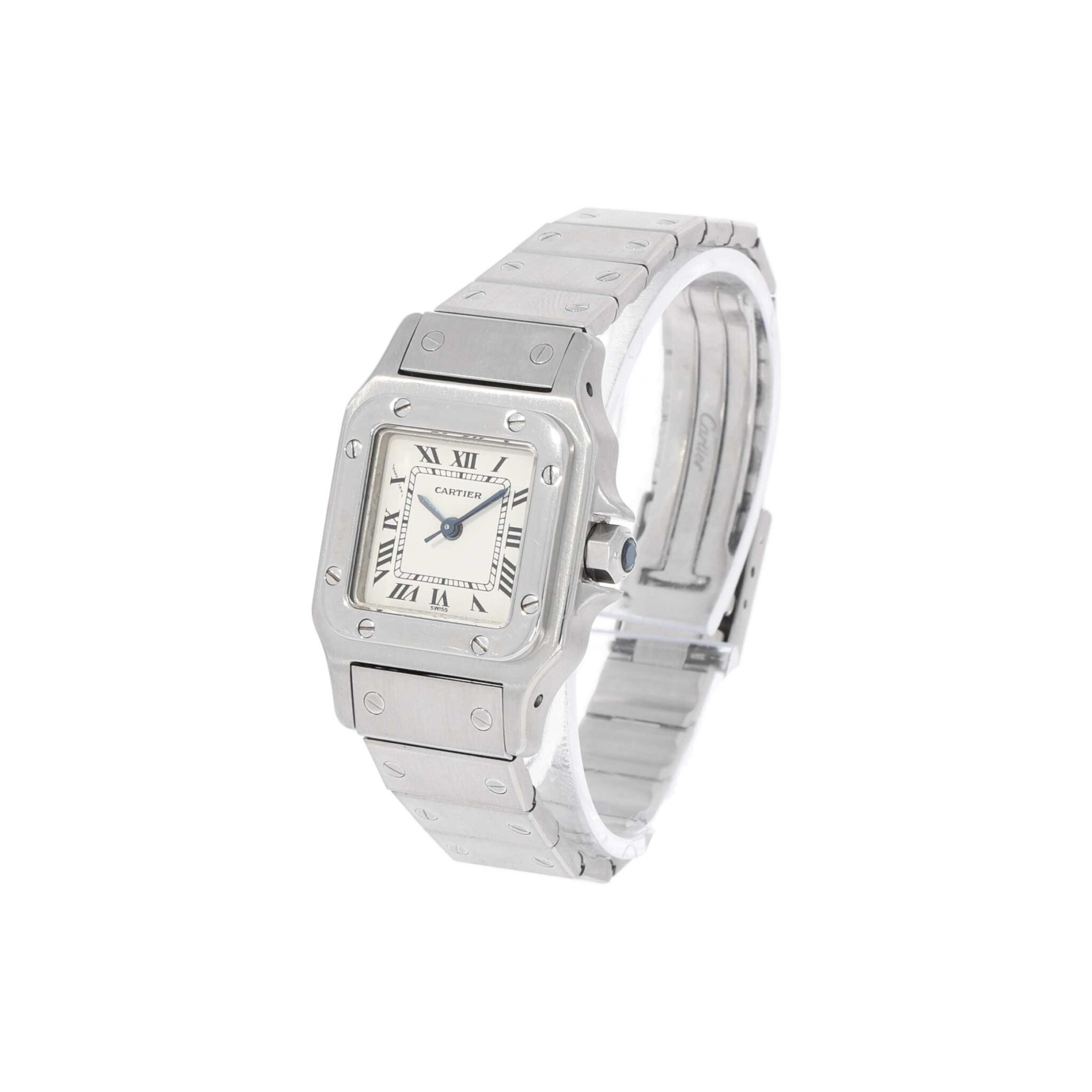 Cartier Santos Lady 24mm Steel complete overhauled 10/2023 ca. 1990 - Bild 2