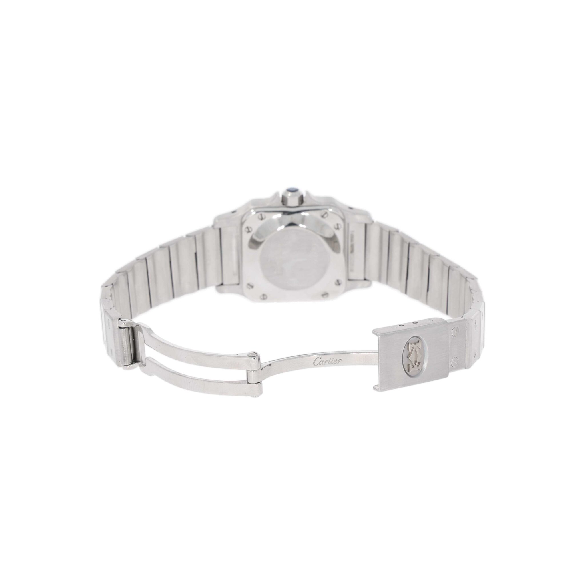 Cartier Santos Lady 24mm Steel complete overhauled 10/2023 ca. 1990 - Bild 6
