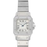 Cartier Santos Lady 24mm Steel complete overhauled 10/2023 ca. 1990 - Bild 7 Vorschau