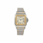 Cartier Santos Galbée Lady Ref. 1567 in Steel and Gold 18K Quarz Vintage watch Vorschau