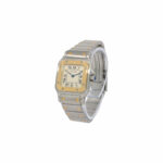 Cartier Santos Galbée Lady Ref. 1567 in Steel and Gold 18K Quarz Vintage watch - Bild 5 Vorschau