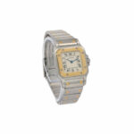 Cartier Santos Galbée Lady Ref. 1567 in Steel and Gold 18K Quarz Vintage watch - Bild 4 Vorschau