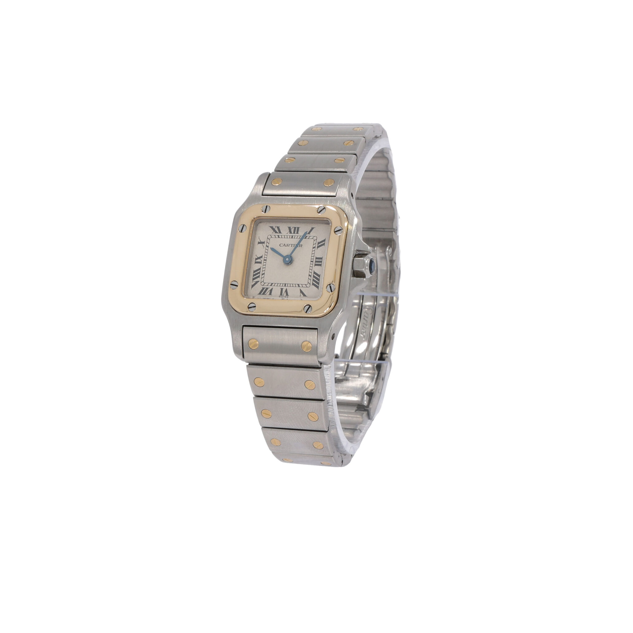 Cartier Santos Galbée Ref. 166930 Stahl/Gold Quarz ca. 1996 Vintage Watch - Bild 2