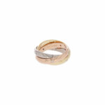 Cartier Trinity Ring Gr.55 Mehrfarbiges Gold 750 / 18K mit 0,19ct Diamanten Vorschau