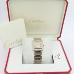 Cartier Tank Française 750 Weißgold – Diamanten – Diamonds White Gold - Bild 10 Vorschau