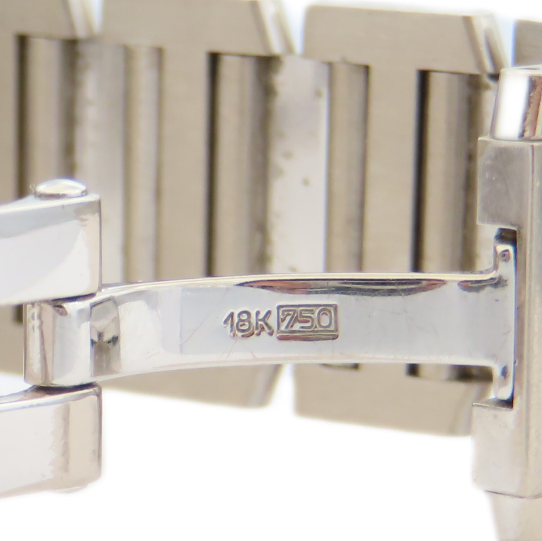 Cartier Tank Française 750 Weißgold – Diamanten – Diamonds White Gold - Bild 7