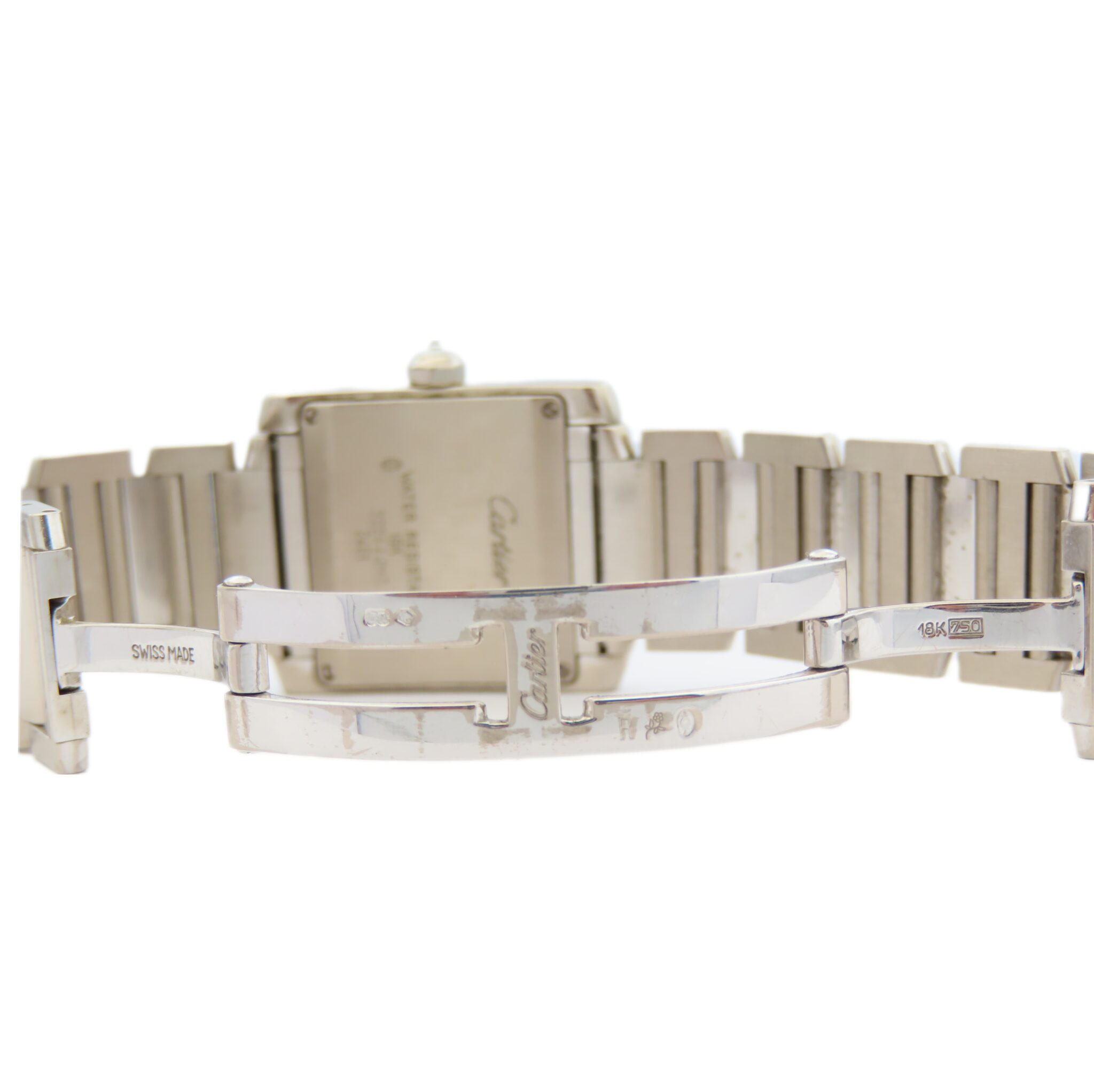 Cartier Tank Française 750 Weißgold – Diamanten – Diamonds White Gold - Bild 8