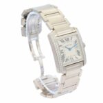 Cartier Tank Française 750 Weißgold – Diamanten – Diamonds White Gold - Bild 4 Vorschau