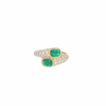 Cartier toi et moi Ring Gelbgold 750 / 18K mit 2 Smaragden Vorschau